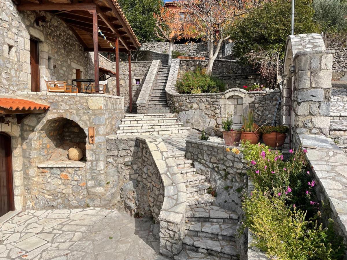 Terra Petra Villa At Psari Trikolonon Gortynia Psarion Exterior photo