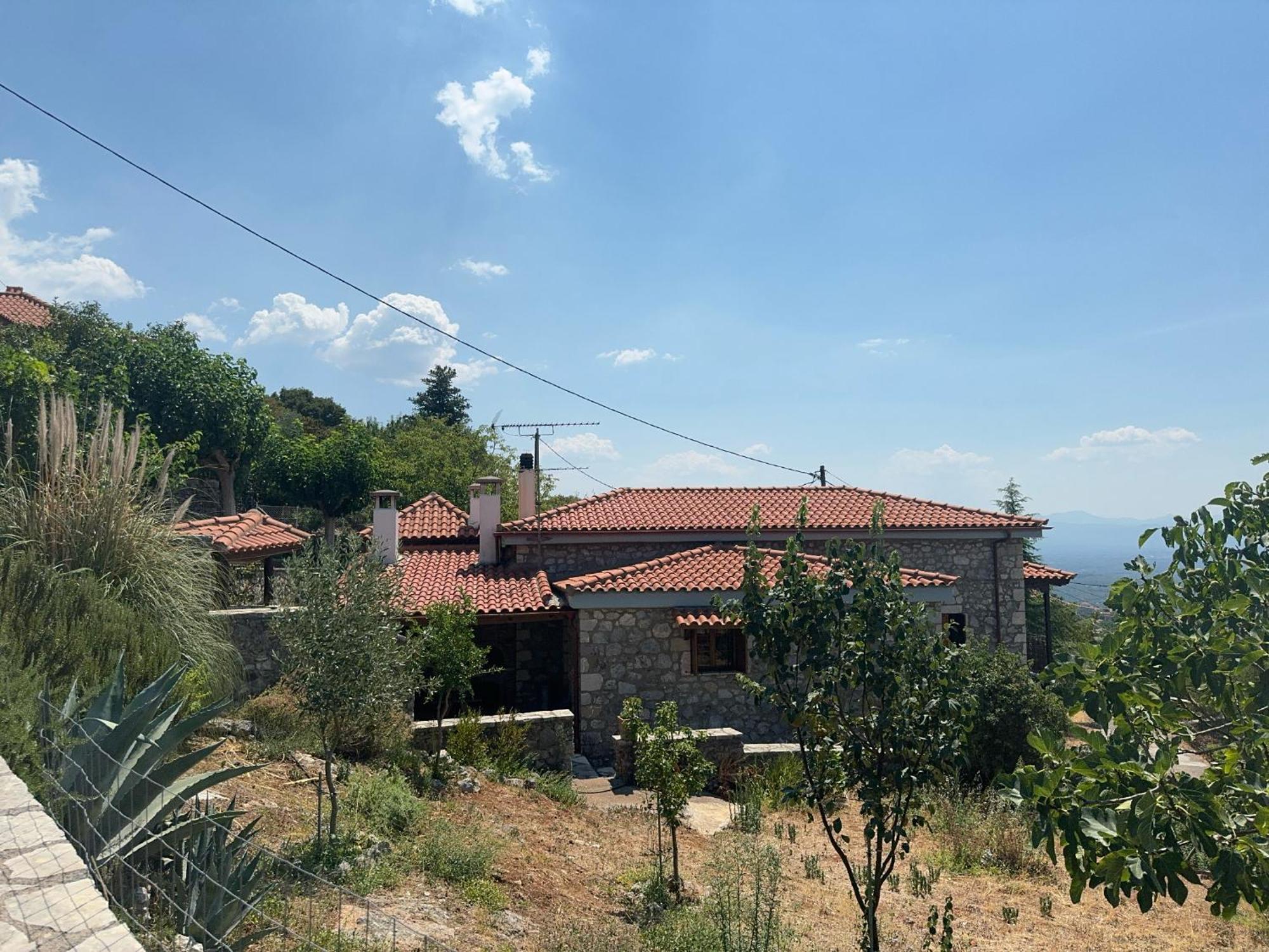 Terra Petra Villa At Psari Trikolonon Gortynia Psarion Exterior photo